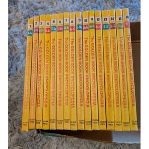 The Golden Book Encyclopedia 16 Volume Set Bertha Morris Parker Vintage 1960s